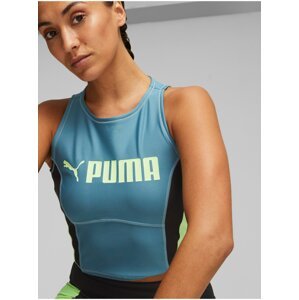 Puma Fit Eversculpt Blue Womens Sports Top - Women