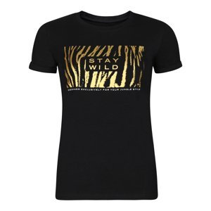 Women's T-shirt NAX GAMMA black