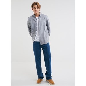 Big Star Man's Shirt 141948 Grey 901