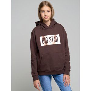 Big Star Woman's Hoodie 171564-804 Brown