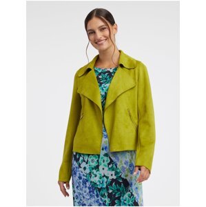 Orsay Light Green Women's Light Suede Lightweight Jacket - Women