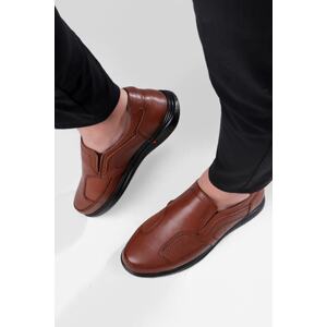 Ducavelli Lofor Genuine Leather Comfort Orthopedic Men's Casual Shoes, Dad Shoes, Orthopedic Shoes.