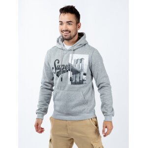 Man sweatshirt GLANO - light gray