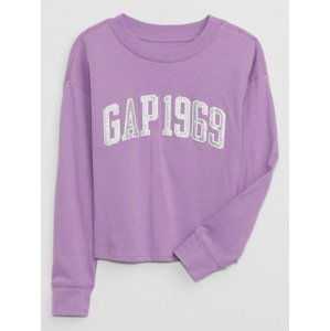 GAP Children's T-shirt with metallic logo - Girls