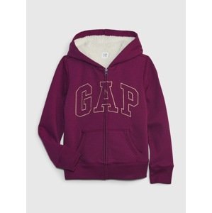 Children's sweatshirt sherpa with GAP logo - Girls