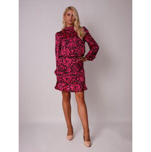 AX Paris Woman's Dress DA1603 Cerise