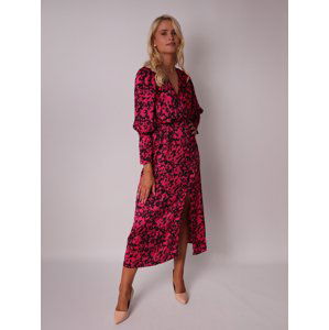 AX Paris Woman's Dress DA1604 Cerise