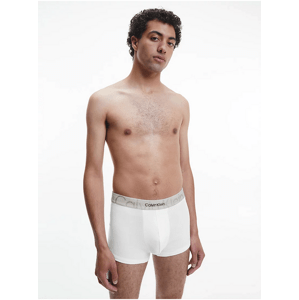Calvin Klein Men's Underwear Embossed Icon White Boxer Shorts - Men's