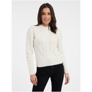 Orsay Creamy Womens Sweater - Women