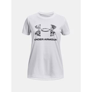 Under Armour T-Shirt UA Tech Print BL SSC-WHT - Girls