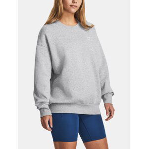 Under Armour Sweatshirt Essential Flc OS Crew-GRY - Women