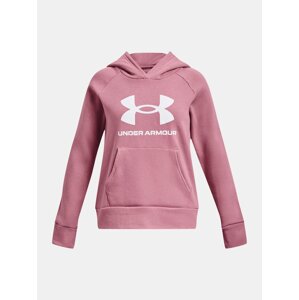 Under Armour Sweatshirt UA Rival Fleece BL Hoodie-PNK - girls