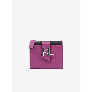 Women's Deep Pink Small Wallet KARL LAGERFELD - Women's