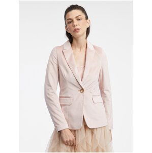 Orsay Light Pink Women's Velvet Jacket - Women's