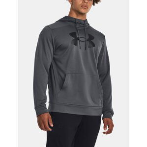 Under Armour Sweatshirt UA Armour Fleece Big Logo HD-GRY - Men