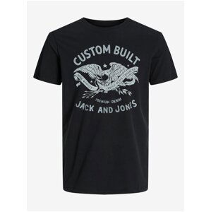 Men's Black T-Shirt Jack & Jones Fonne - Men's