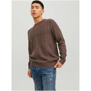 Brown men's sweater Jack & Jones Craig - Men's