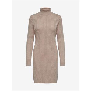 Beige women's sweater dress JDY Novalee - Women