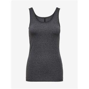 Women's Basic Tank Top ONLY Live Love - Dark Grey