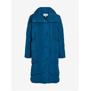 Blue women's winter quilted coat VILA Vipauli - Women