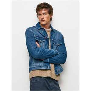 Pepe Jeans Pinner Men's Blue Denim Jacket - Men's