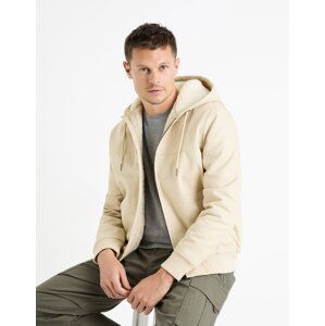 Celio Sherpa Hoodie Jacket Fuhoodie - Men