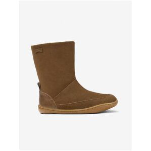 Brown Girls' Winter Suede Boots Camper Peu - Girls