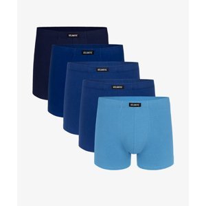 Men's boxer shorts ATLANTIC 5Pack - shades of blue