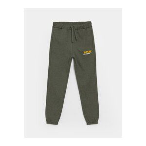 LC Waikiki Boy's Jogger Sweatpants with Printed Elastic Waist