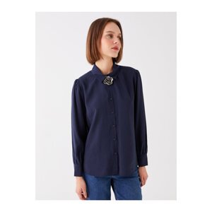 LC Waikiki Women's Plain Long Sleeve Oversized Shirt