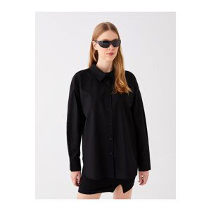 LC Waikiki Women's Plain Long Sleeve Oversized Shirt