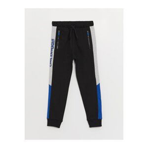 LC Waikiki Color-blocked Boys Jogger Sweatpants with Elastic Waist.