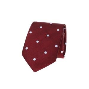 ALTINYILDIZ CLASSICS Men's White - Claret Red Tie-handkerchief Set