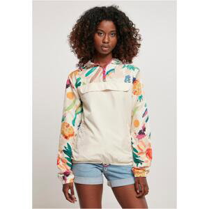 Women's combination jacket white, sand and fruit