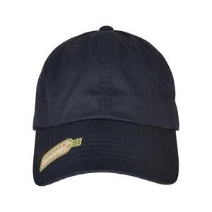 Navy cap made of recycled polyester