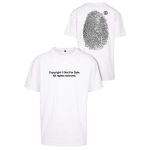 Oversize T-shirt Fingerprint White