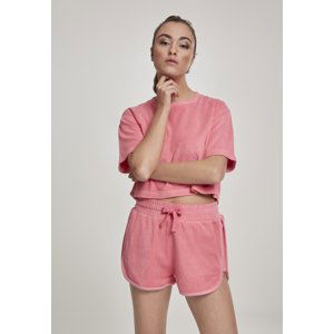 Women's Short Towel T-Shirt Pink Grapefruit