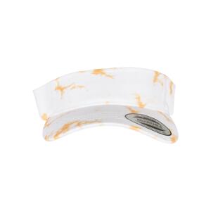 Batik Curved Visor Cap Orange/White