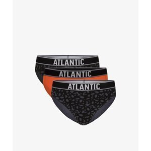 Briefs Atlantic 3MP-151 A'3 S-2XL khaki-orange-graphite 022