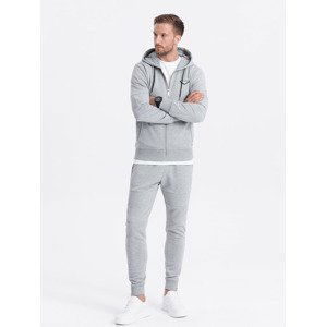 Ombre Men's sweatshirt set unbuttoned sweatshirt + pants