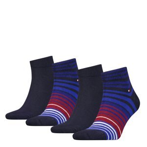 Tommy Hilfiger Man's 4Pack Socks 701227259002 Navy Blue