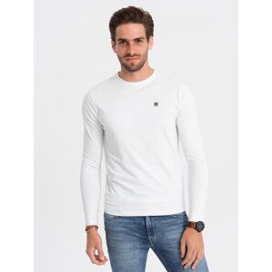 Ombre Men's unprinted longsleeve - white