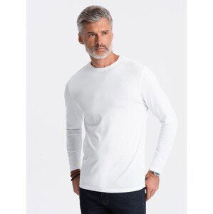 Ombre Men's unprinted longsleeve - white