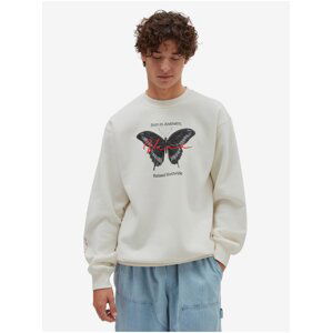 Men's cream sweatshirt VANS Born In Anaheim Loose Crew - Men