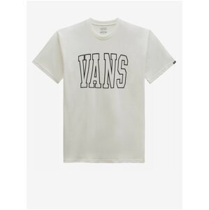 White men's T-shirt VANS Arched line - Men