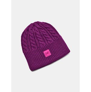 Under Armour Halftime Cable Knit Beanie - PPL - Women