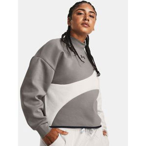 Under Armour Unstoppable Flc Crop Crew-GRY Sweatshirt - Women