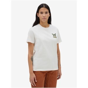 Creamy women's T-shirt VANS Natural Fly - Women