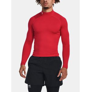 Under Armour T-Shirt UA CG Armour Comp Mock-RED - Men's