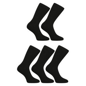 5PACK Nedeto High Black Socks